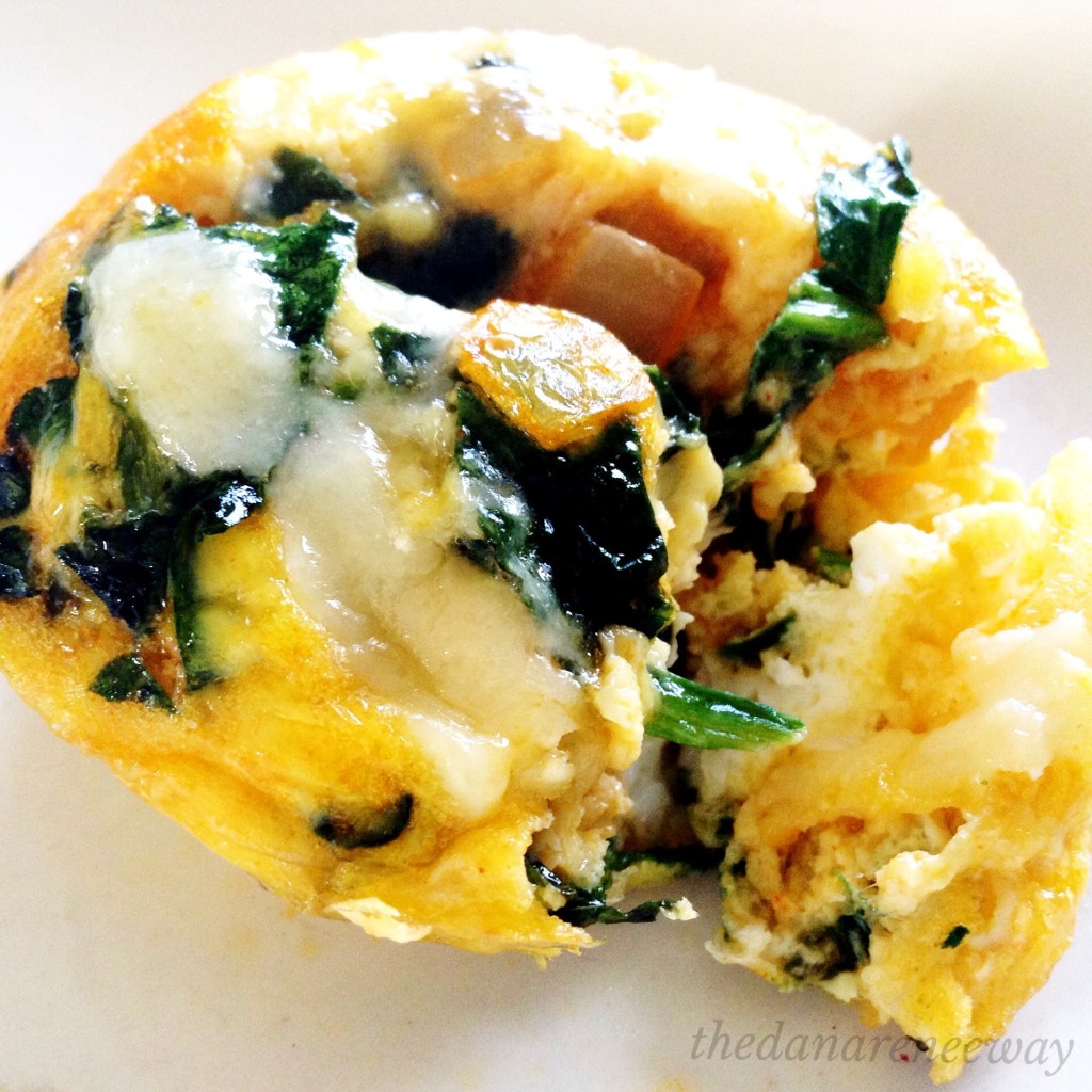 Spinach & Gruyère [Mini] Fritatta on thedanareneeway.com