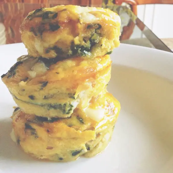 Spinach & Gruyère [Mini] Fritatta on thedanareneeway.com