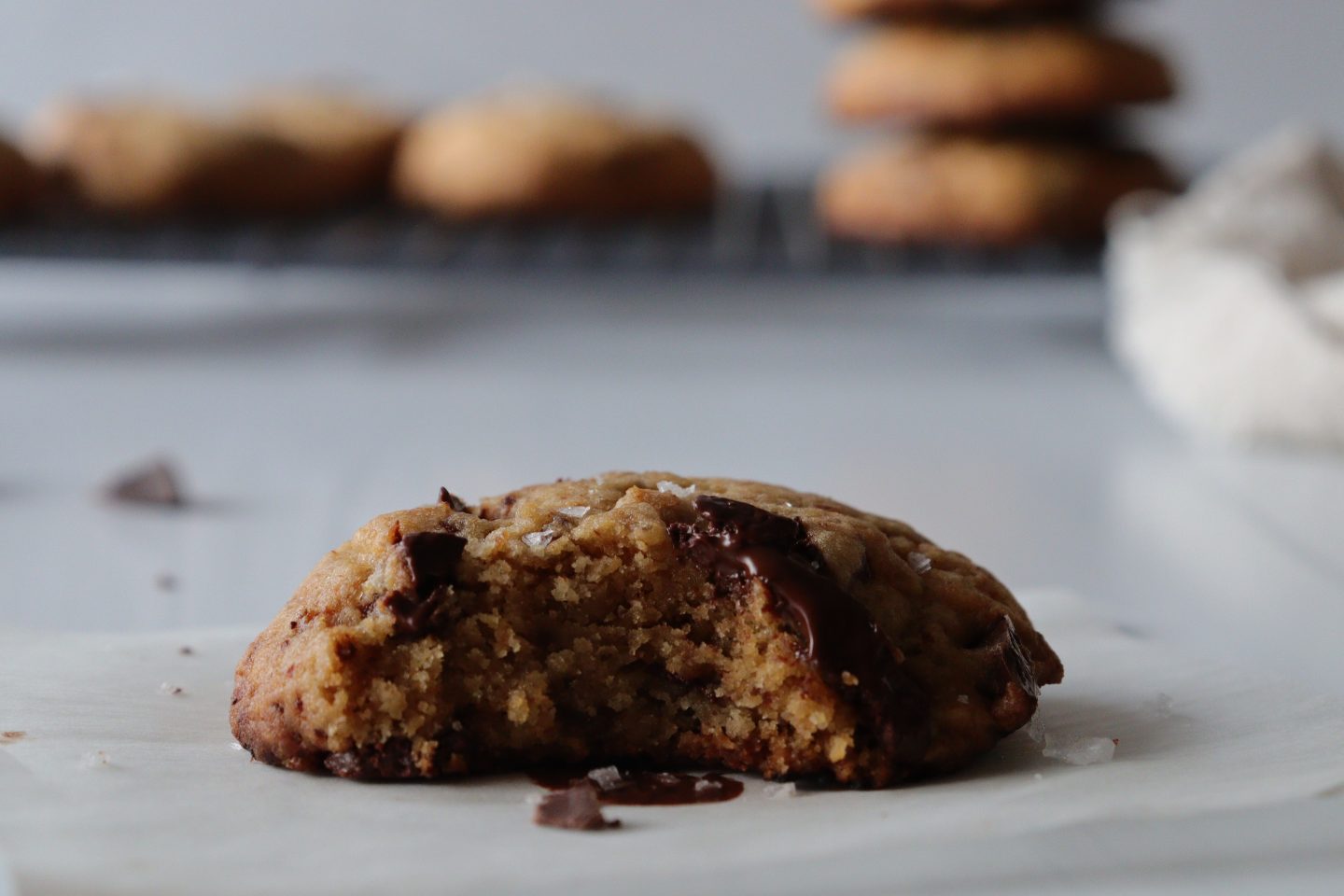 miso chocolate chip cookies on www.thedanareneeway.com