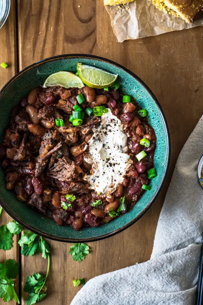 short rib chili with coffee and stout on www.thedanareneeway.com