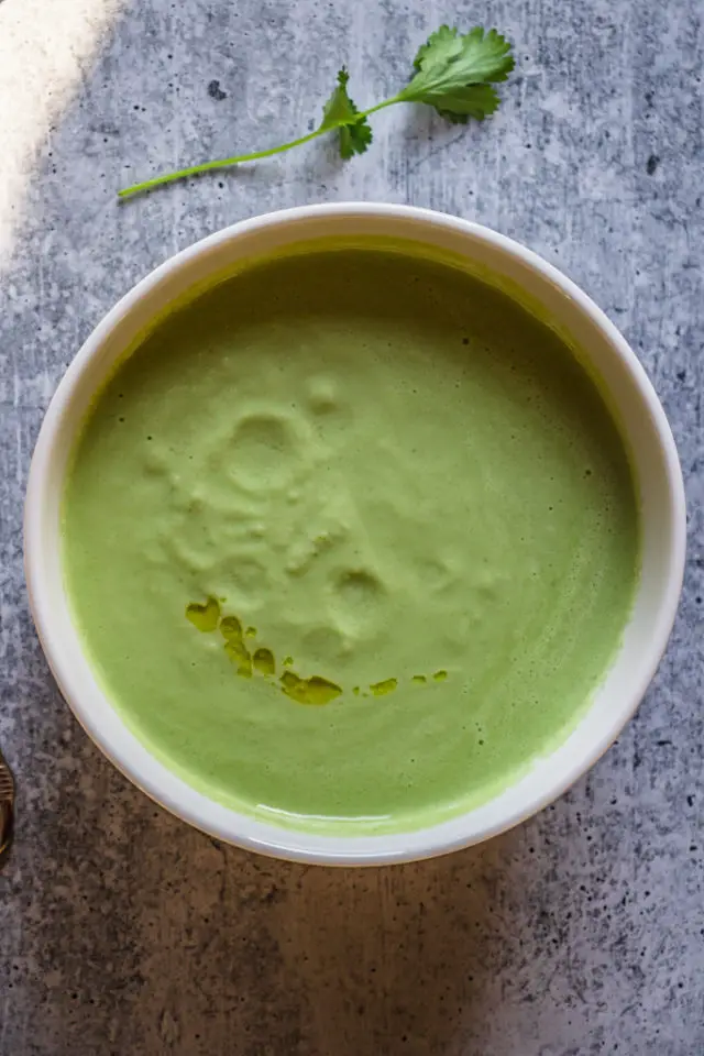 Tomatillo Gazpacho (with Lime and Garlic Citrus Paste)