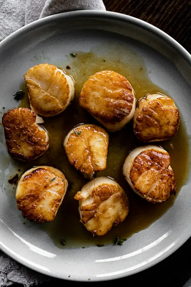 Maple Butter Sea Scallops with Pumpkin Risotto