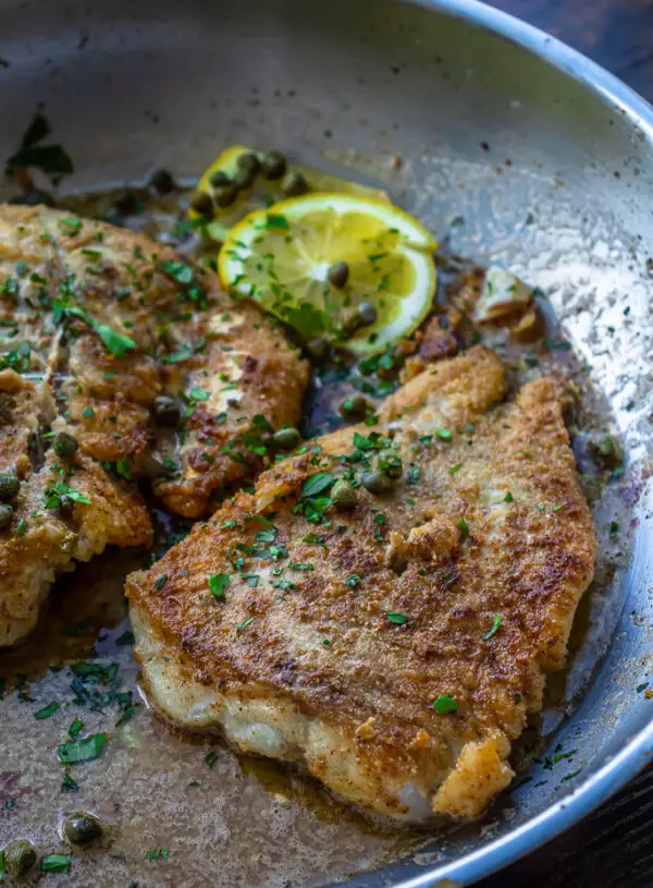 Cod Meunière (Cod in Brown Butter and Lemon Sauce)